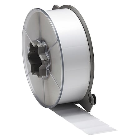 Flag Label, White, Polyester, 2 in W MPN:A55-3-483