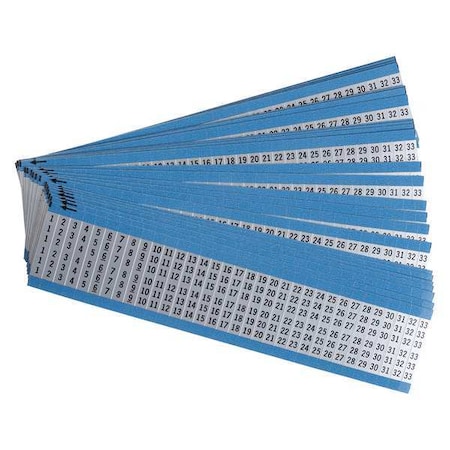 Wire Marker, Preprintd, Self-Adhesive, PK25, AF-1-33-PK MPN:AF-1-33-PK