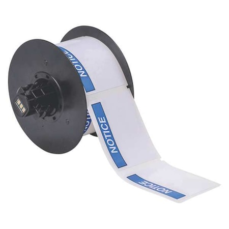 Label, Blue/White, Labels/Roll: 300 MPN:B30-241-595-ANSINO