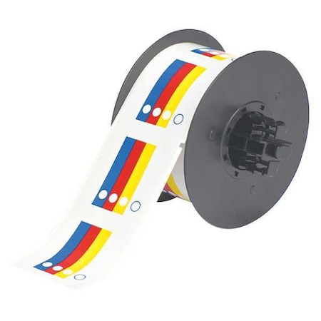 RTK Label, Red/Yellow/Blue/White, 2.250 In MPN:B30-244-595-HMIG