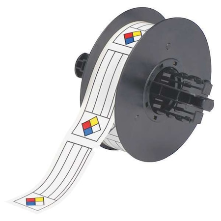 Label, Red/Yellow/Blue/White, Labels/Roll: 300 MPN:B30-246-595-NFR