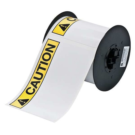 Label, Black/Yellow, Labels/Roll: 175 MPN:B30-25-595-ANSICA