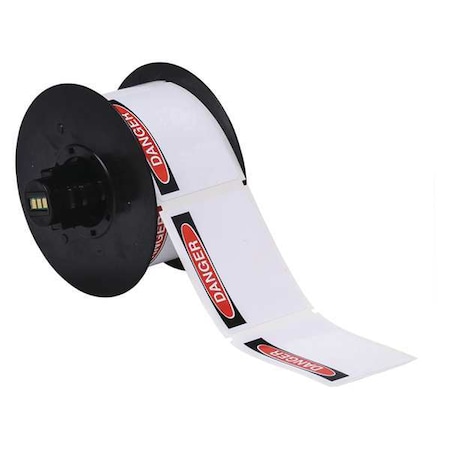 Label, Red/Black/White, Labels/Roll: 175 MPN:B30-25-595-OSHADA