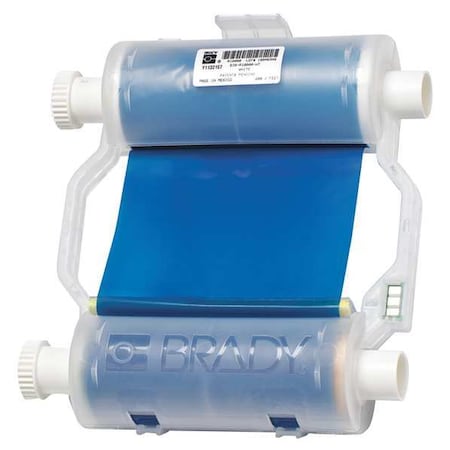 Label Printer Ribbon, B30 Series, Blue, 4.33 in W x 200 ft L MPN:B30-R10000-BL