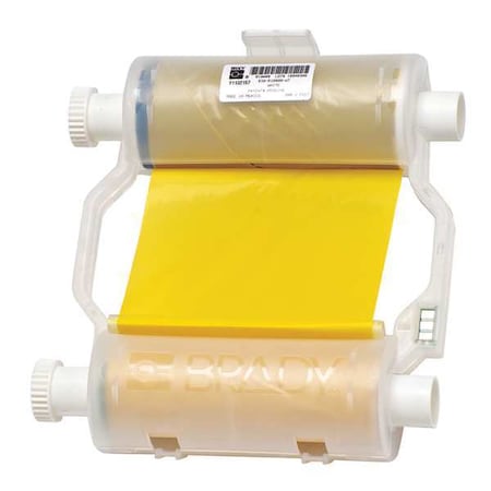 Label Printer Ribbon, B30 Series, Yellow, 4.33 in W x 200 ft L MPN:B30-R10000-YL