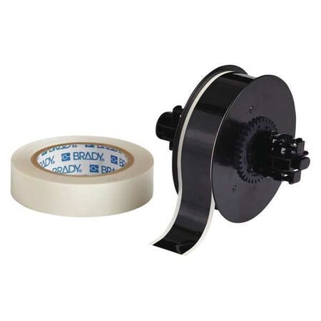 Label Tape Cartridge, Black, Labels/Roll: Continuous MPN:B30C-1125-483BK-KT
