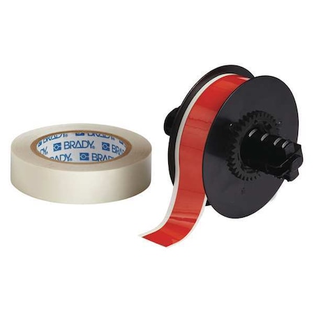 Label Tape Cartridge, Red, Labels/Roll: Continuous MPN:B30C-1125-483RD-KT