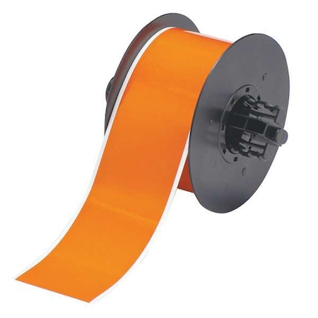 Tape, Orange, Labels/Roll: Continuous MPN:B30C-2250-584-OR