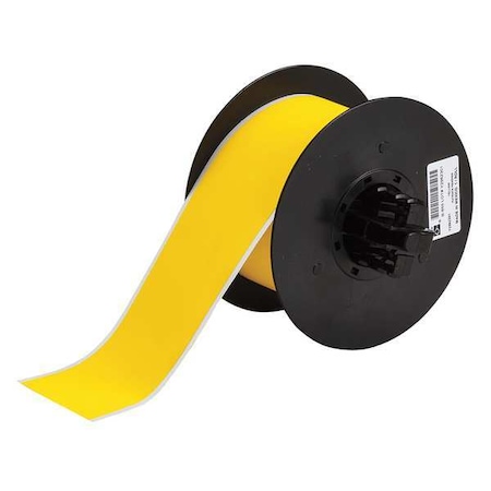 Tape, Yellow, Labels/Roll: Continuous MPN:B30C-2250-855-YL