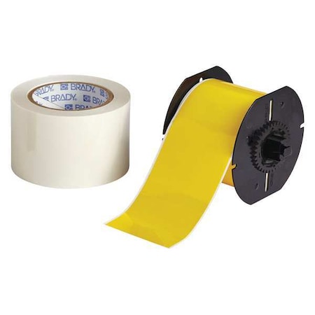 Label Tape Cartridge, Yellow, Labels/Roll: Continuous MPN:B30C-3000-483YL-KT