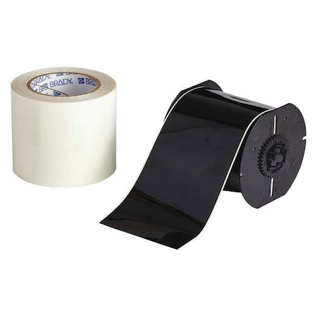 Label Tape Cartridge, Black, Labels/Roll: Continuous MPN:B30C-4000-483BK-KT
