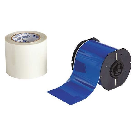 Label Tape Cartridge, Blue, Labels/Roll: Continuous MPN:B30C-4000-483BL-KT