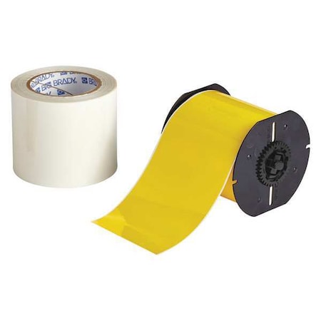 Tape, Yellow, Labels/Roll: Continuous MPN:B30C-4000-483YL-KT