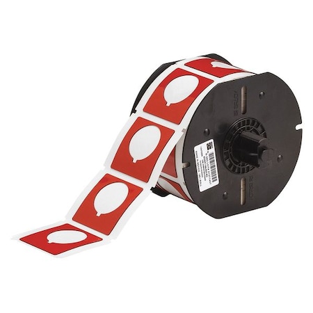 Pre-Cut Label Stock Roll, Red, Gloss MPN:B30EP-169-593-RD