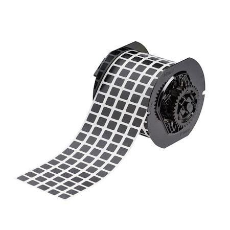 Pre-Cut Label Stock Roll, Black, Matte MPN:B33-12-8117