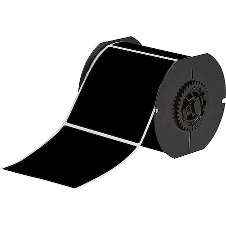 Pre-Cut Label Stock Roll, Black, Matte MPN:B33-161-8117