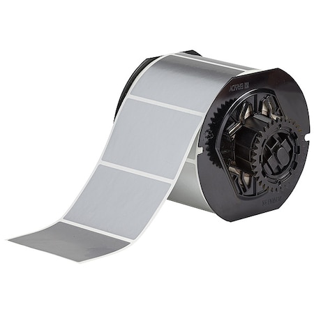 Pre-Cut Label Stock Roll, Gray, Satin MPN:B33-19-413