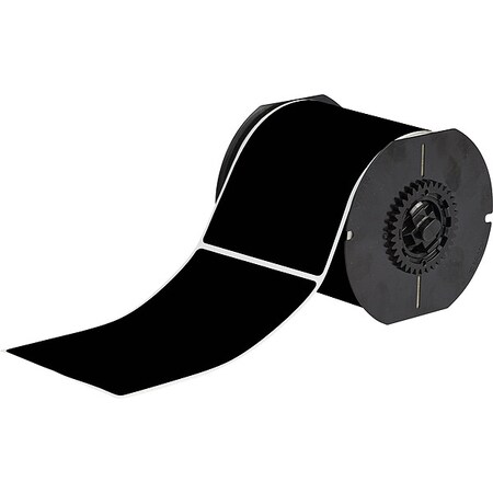 Pre-Cut Label Stock Roll, Black, Matte MPN:B33-25-8117