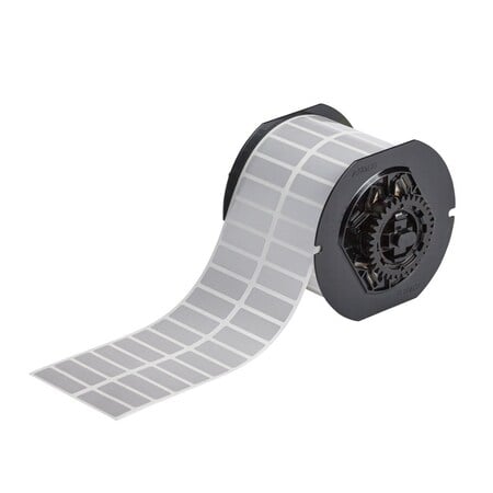 Pre-Cut Label Stock Roll, Gray, Satin MPN:B33-37-413