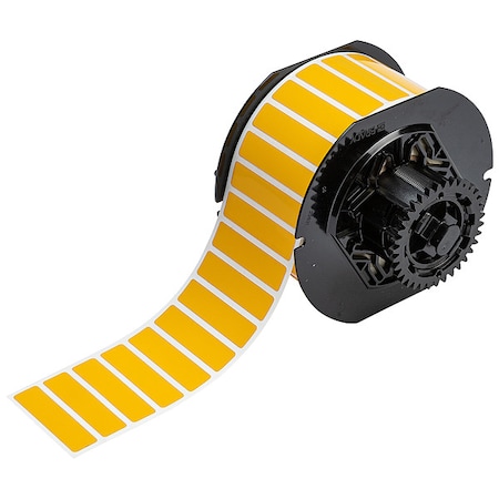 Pre-Cut Label Stock Roll, Yellow, Gloss MPN:B33-53-8591-YL