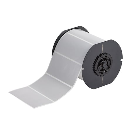 Pre-Cut Label Stock Roll, Gray, Satin MPN:B33-55-413