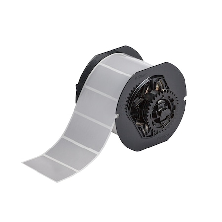 Pre-Cut Label Stock Roll, Gray, Satin MPN:B33-7-413