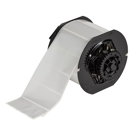 Pre-Cut Label Stock Roll, Silver, Gloss MPN:B33-7-435