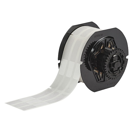 Wraparound Label, White, Vinyl, 1/2 in W MPN:B33RO-293-427