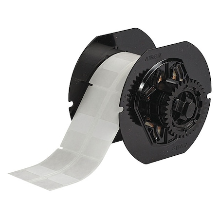 Wraparound Label, White, Vinyl, 1 in W MPN:B33RO-294-427