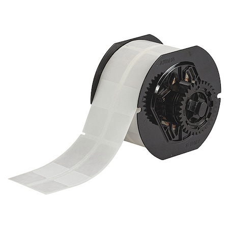 Wraparound Label, White, Vinyl, 1 in W MPN:B33RO-295-427