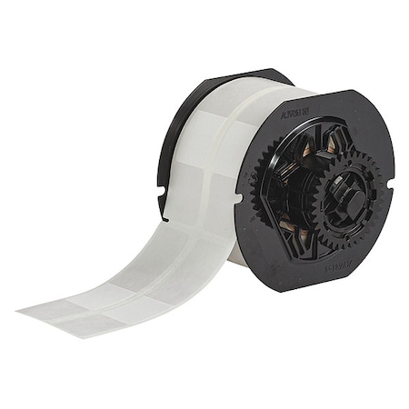 Wraparound Label, White, Vinyl, 1 in W MPN:B33RO-296-427
