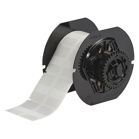 Wraparound Label, White, Vinyl, 1 in W MPN:B33RO-297-427