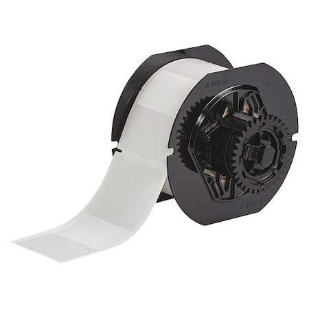 Vinyl Wire Label, Translucent/White, Width: 2 in MPN:B33RO-299-427