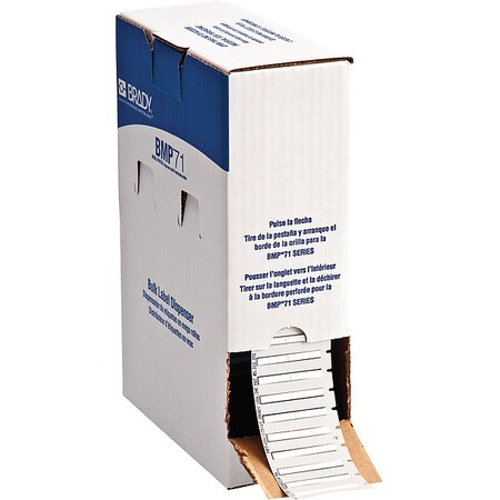 SleeveLabel, White, Polyolefin, 7/8inW MPN:BM-094-175-342-2