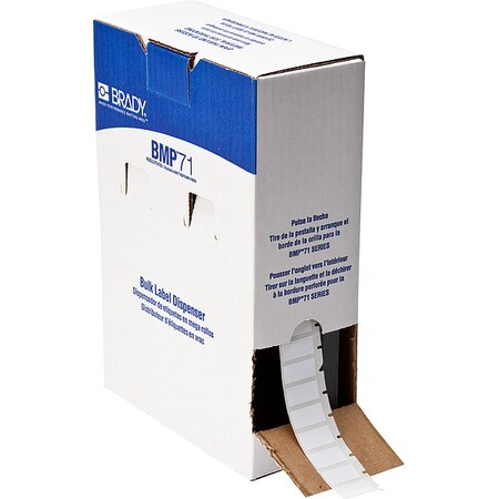 Pre-Cut Label Stock Roll, White, Gloss MPN:BM-17-423
