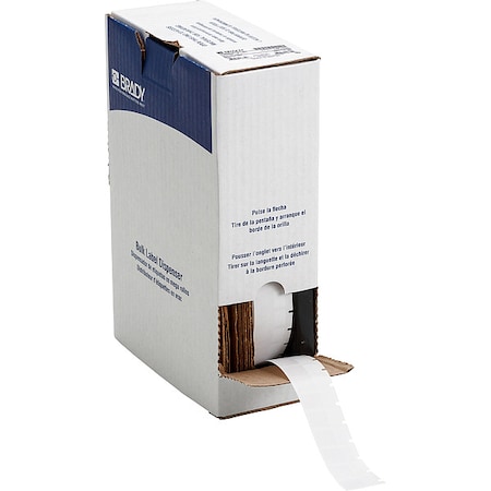 Wraparound Label, White, Vinyl, 1/2 in W MPN:BM-17-427