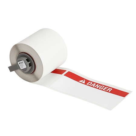SleeveLabel, Red, Polyolefin, 1-3/4inW MPN:BM-187-175-342-RD