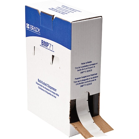 Pre-Cut Label Stock Roll, White, Gloss MPN:BM-19-423