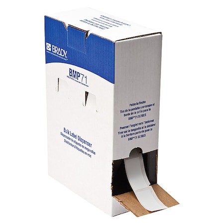 Pre-Cut Label Stock Roll, Gray, Matte MPN:BM-20-428