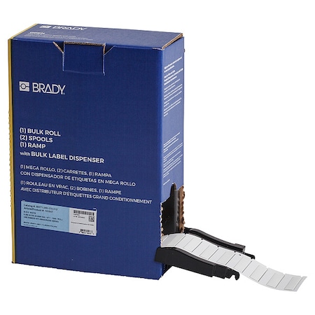 SleeveLabel, White, Polyolefin, 1-3/4inW MPN:BM-250-175-312