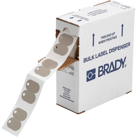 Pre-Cut Label Stock Roll, Gray, Matte MPN:BM7-110-145FR-GY