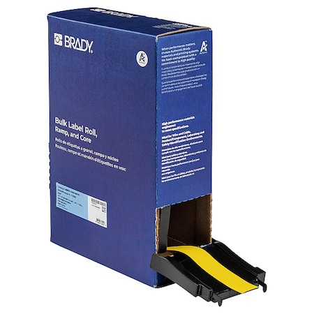 ContinuousLabelStock, Yellow, Matte, 1inW MPN:BM7C-1000-509-YL