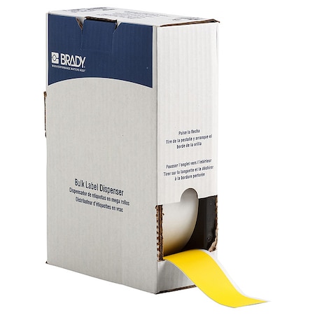 ContinuousLabelStock, Yellow, Matte, 2inW MPN:BM7C-2000-854-YL
