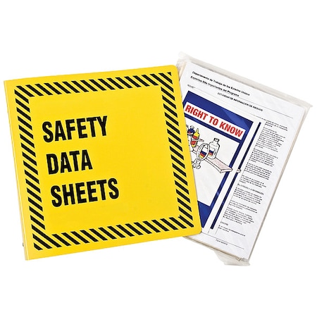 Binder, Material Safety Data Sheets, 11 5/8 in W, 11 5/8 in H MPN:BR362Y