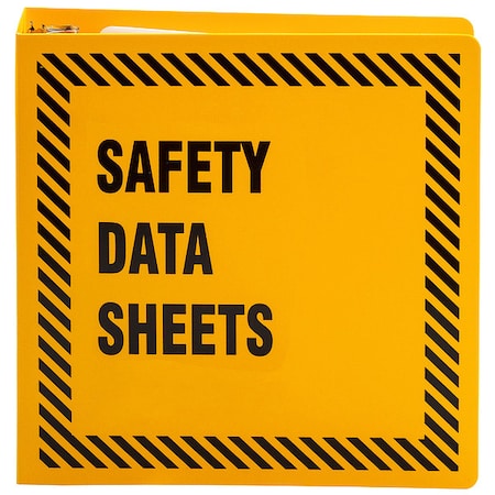 Binder, Material Safety Data Sheets, 11 5/8 in W, 11 5/8 in H MPN:BR754Y