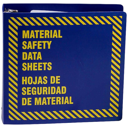 Binder, Material Safety Data Sheets/Hojas de Seguridad de Material, 11 5/8 in W, 11 5/8 in H MPN:BR758B