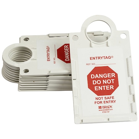 Tag, 11 1/4 in Height, 6 in Width MPN:ENT-ETSH157
