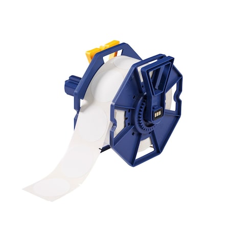 Circular Vinyl Labels for J7300 Color Label Printer 2 in Dia 500/Roll MPN:J-390-2595
