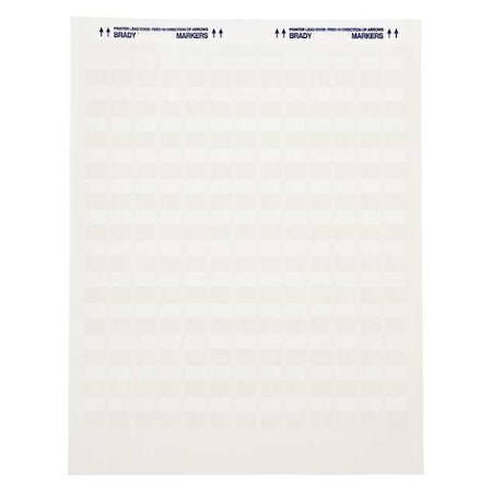 Label, White/Transluscent, Labels/Roll: 128 MPN:JET-27-117-5