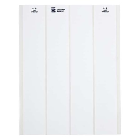 Write On Laminating Wire and Cable Markers, White on Translucent, LAT-18-361-2.5, PK52 MPN:LAT-18-361-2.5